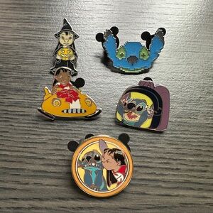 Disney Pins Lilo & Stitch 5 Pins
